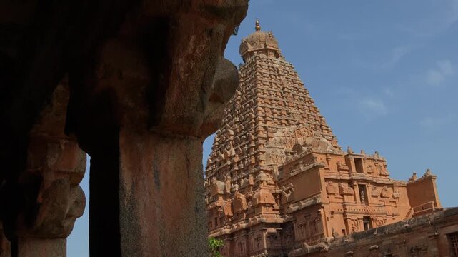 Brihadeeswarar Temple, Brihadisvara Temple, Thanjai Peruvudaiyar Kovil, Tanjore Big Temple, Shiva Temple, Thanjavur, Tamilnadu, India. King Raja Raja Cholan, UNESCO World Heritage Site. Archaeological