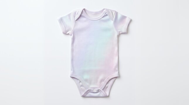 Mystical Opal Baby Onesie Isolated on White Background