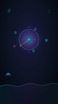 Abstract 4K motion graphics visualization of quantum computing architecture. Features interconnected qubit nodes, Bloch sphere state vectors, quantum entanglement energy fields, superposition wavefunc