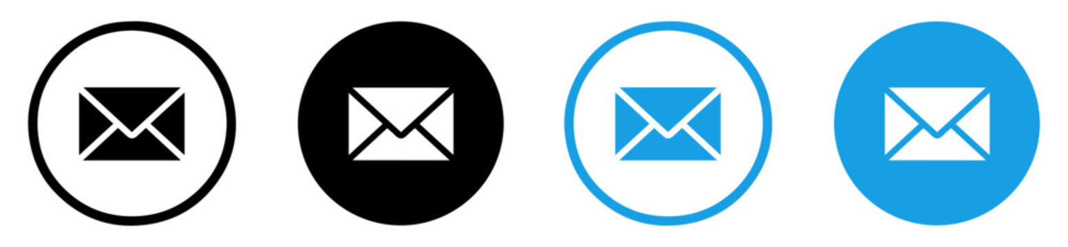 email envelope icons for message notifications