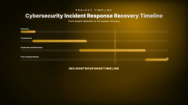 Cybersecurity Incident Response Recovery Timeline, From breach detection to full system recovery