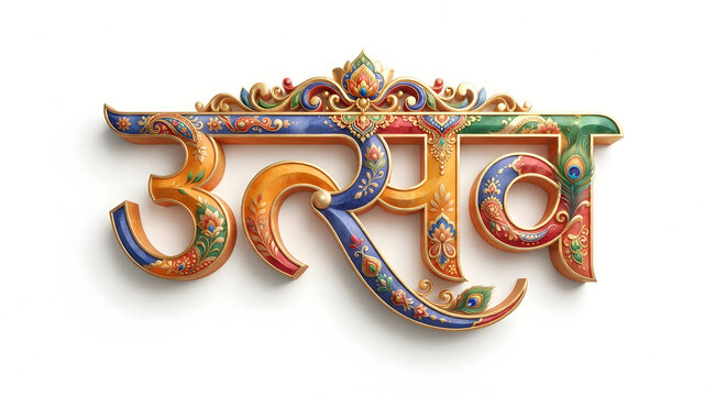 Utsav festival logo design concept on background.