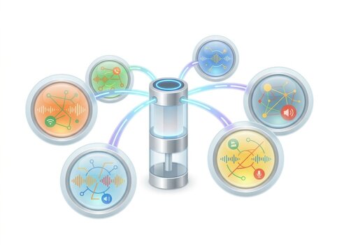 Global Language Translation: Multilingual speech recognition engine with microphone and floating language communication nodes 