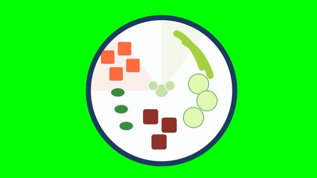 Poke bowl icon showing Hawaiian dish process for fresh seafood and healthy meal