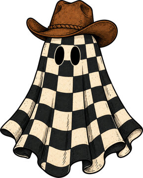 cowboy hat isolated on white