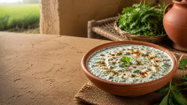 Haryanvi Bathua Raita  