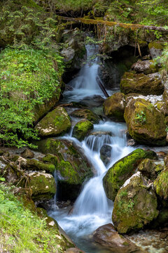 Wasserfall im Hartelsgraben, Nationalpark Ges&auml;use, Steiermark