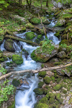 Wasserfall im Hartelsgraben, Nationalpark Ges&auml;use, Steiermark