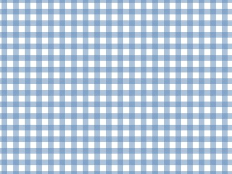 Soft Blue Gingham Seamless Pattern Background Vector