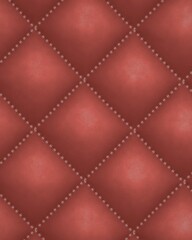 Naklejka premium Red Quilted Texture Background
