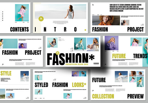 Fashion Portfolio Presentation Design Layout