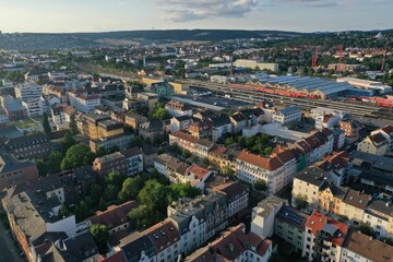 Obraz premium Luftbild von Fulda