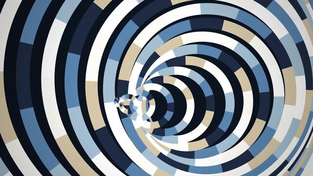 Dynamic Geometric Lotus petal Tunnel With Smooth Looping Motion