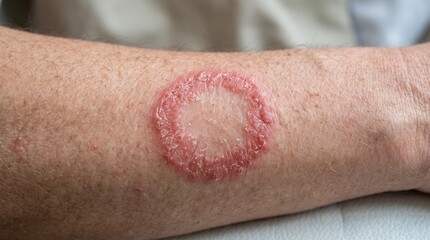 Fototapeta premium Ringworm / Tinea Corporis
