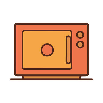 Microwave oven icon