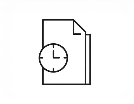Approval Pending Flat Workflow Icon