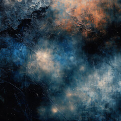 Fototapeta premium Dark cosmic nebula space abstract art