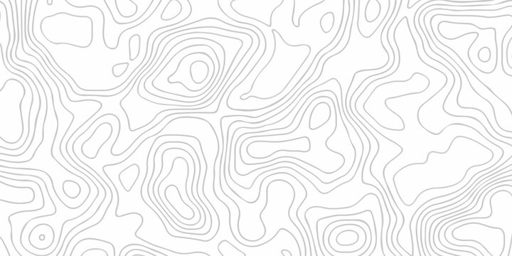 Contour abstract map relief land outline. Topographic map patterns. White wave paper curved reliefs abstract background. Background of the topography map. Abstract pattern with lines.