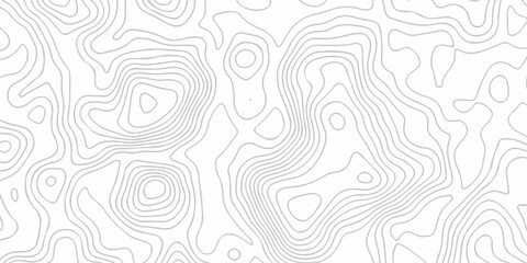 Contour abstract map relief land outline. Topographic map patterns. White wave paper curved reliefs abstract background. Background of the topography map. Abstract pattern with lines. © armans