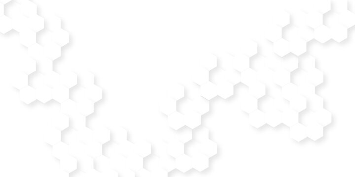 Background with hexagons . Abstract background with lines . white texture background . hexagon abstract background. Surface polygon pattern with glowing hexagon paper texture and futuristic business