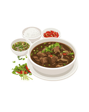 Homemade Rawon Traditional Indonesian Cuisine