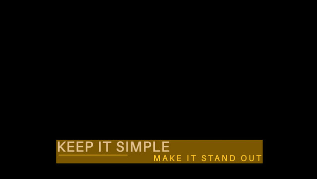 Quick & Simple Title Set Two Lower3rd