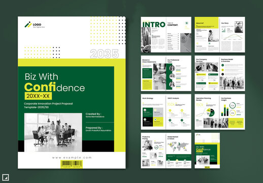 Confedence Template For Business Layout
