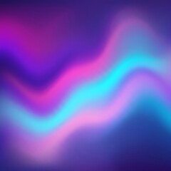 Fototapeta premium Abstract Neon Gradient Wave Background with Vibrant Blue Pink and Purple Colors