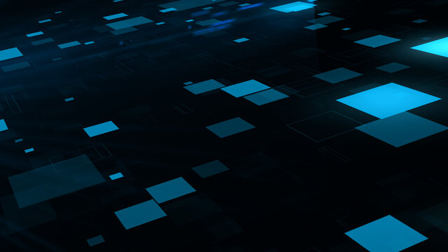 Futuristic Blue Digital Light Grid Backgrounds cyan digital tiles, perspective grids, dramatic light rays, and sleek high-tech atmospheric effects
