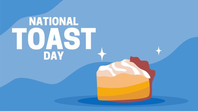 National Toast Day with delicious and tasty toast