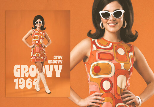 Retro 60s Editorial Photo Effect