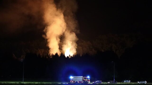 fire in the night