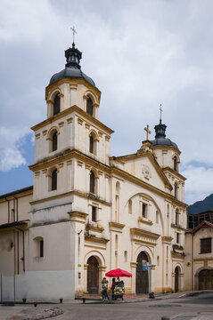 The colonial church of La Candelaria, Bogota, Colombia