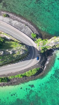 Maconde Viewpoint At Port Louis In Mauritius Island Mauritius. Indian Ocean Landscape. Beach Paradise. Port Louis At Mauritius Island Mauritius. Seascape Outdoor. Coastal Road.