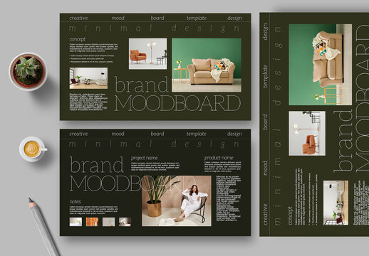 Minimal Brand Moodboard Presentation Template