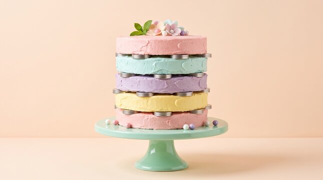 Layer cake stacked with hidden fee tokens