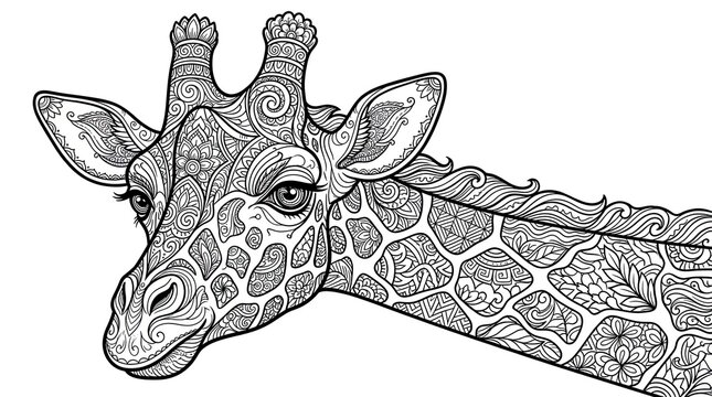 illustration of a giraffe