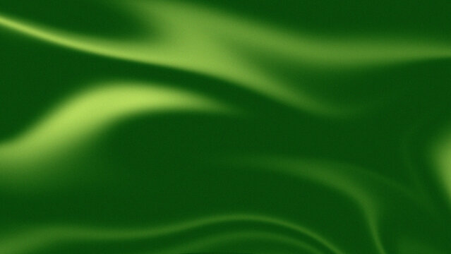Abstract green gradient grainy background with glowing gradient waves and noise texture concept. Design for for website images corporate slide decks and marketing assets.