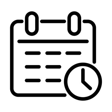 Calendar Schedule and Time Management Icon