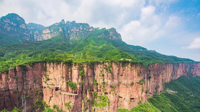 Guoliang Village Canyon, Taihang Mountain Wanxianshan Scenic Area, Linzhou, Anyang City, Henan Province