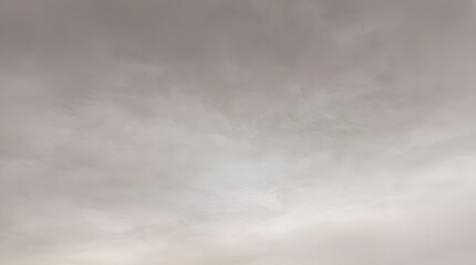 Naklejka premium Plain Gray Overcast Sky Background Gloomy Rainy Weather Texture with Copy Space