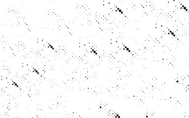 Fototapeta premium Black Halftone Doted design, abstract Grunge Scattered Texture on Transparent Background overlay. 