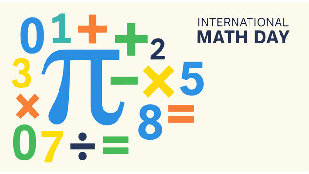 Mathematical equation symbols on colorful chalkboard background.