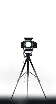 Studio Light on Tripod.