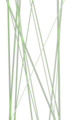 Naklejka premium Abstract green lines pattern with intersecting geometric shapes and light gradient effect for modern graphic design