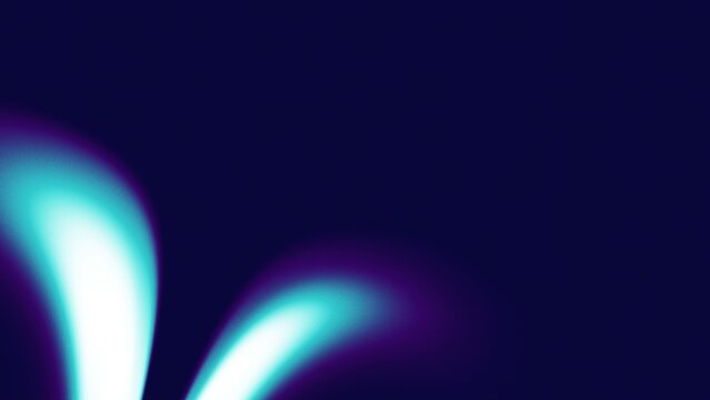 Modern grainy cyan and dark purple fluid liquid wave background, glowing neon energy trail, flowing luminous motion, Abstract Glowing Light Trail on dark type Background, Futuristic Neon Energy Curve