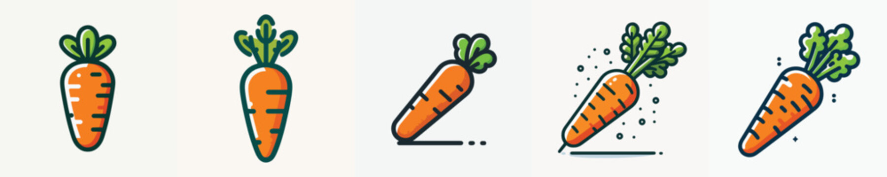 vector illustration of a carrot