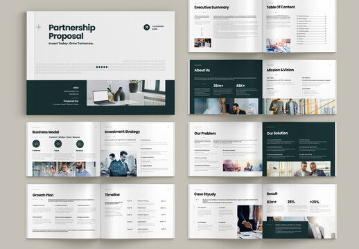 Proposal Brochure Landscape Template