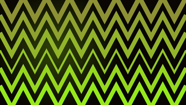 Bold zigzag pattern with vibrant lime green and deep black tones creating a dynamic, modern backdrop suitable for graphic design and commercial advertising projects