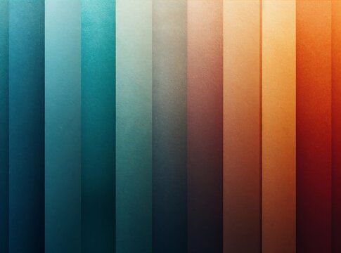Vertical color block background featuring graduated tones from blue to red and orange vertical background
